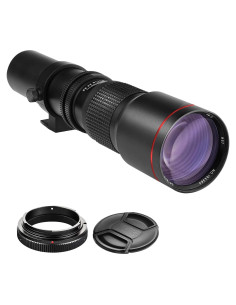 Teleobjetivo Manual 500mm f/8 para Cámaras Olympus DSLR