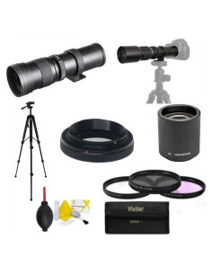 Lente Telephoto Zoom HD 420-1600MM para Canon EOS Rebel