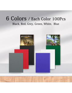 600 Fundas para Cartas Kitoyz - Protección Estándar 6 Colores 2