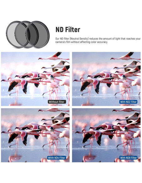 Kit de Lentes y Filtros NEEWER 52mm Gran Angular y Telefoto