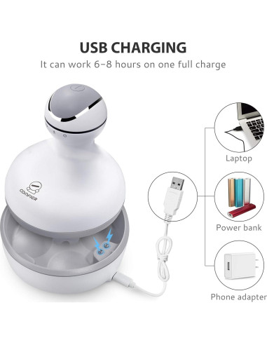 Masajeador Eléctrico COMFIER CF-4902-DE Inalámbrico 84 Nodos