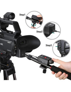 Control Remoto de Zoom ZC-1 para Videocámaras Sony Canon Panasonic 2