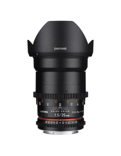 Lente de Video Samyang 35mm T1.5 para DSLR Nikon