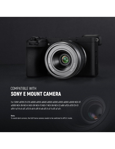 Lente Autofoco NEEWER LS-50 F2.8 para Cámaras Sony E Mount Lente Autofoco NEEWER LS-50 F2.8 para Cámaras Sony E Mount