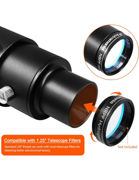 Adaptador de Cámara Astromania 31.7 mm para Telescopio