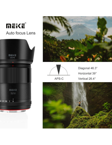 Lente Meike 33mm F1.4 Auto Enfoque para Cámaras Sony E