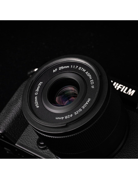 Lente Viltrox 25mm F1.7 para Fujifilm - Enfoque Automático