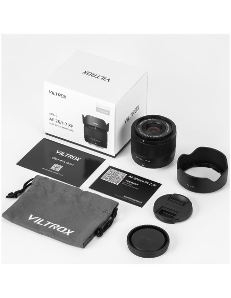 Lente Viltrox 25mm F1.7 para Fujifilm - Enfoque Automático