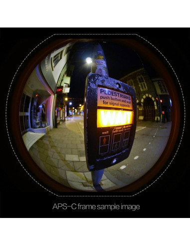 Lente Ojo de Pez Meike MK 6.5 mm f2.0 para MFT