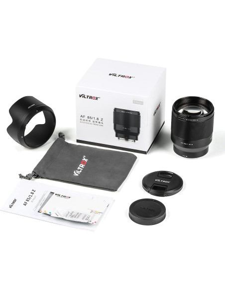 Lente VILTROX 85mm f/1.8 STM Autofocus para Nikon Z