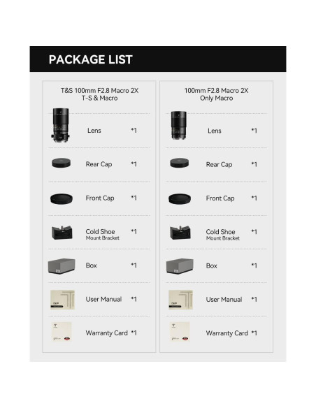 Lente Macro Fijo TTArtisan 100mm F2.8 Montura FX para Fujifilm Lente Macro Fijo TTArtisan 100mm F2.8 Montura FX para Fujifilm