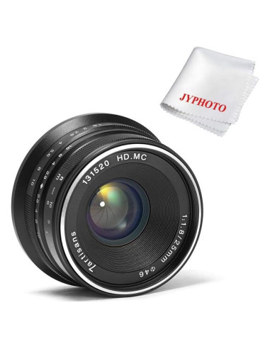 Lente Fijo 25mm F1.8 7artisans para Cámaras Sony E-Mount