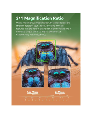 Lente Macro 60mm F2.8 2X 7ARTISANS para Cámaras Sony