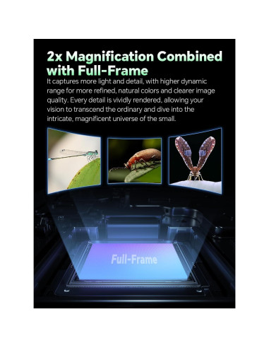 Lente Macro 60mm F2.8 2X 7ARTISANS para Cámaras Sony