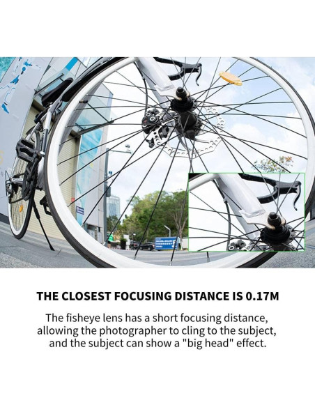 Lente Fisheye 7artisans 10mm F2.8 para Cámaras Sin Espejo