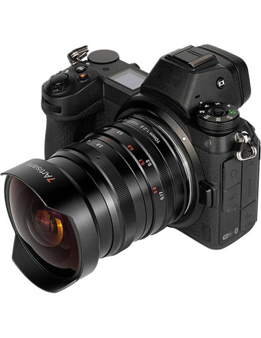 Lente Fisheye 7artisans 10mm F2.8 para Cámaras Sin Espejo