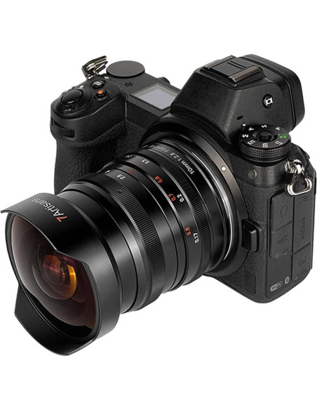 Lente Fisheye 7artisans 10mm F2.8 para Cámaras Sin Espejo