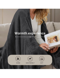 Manta eléctrica McJaw HLB-FF tamaño completo 2,24 kg 4 niveles 2