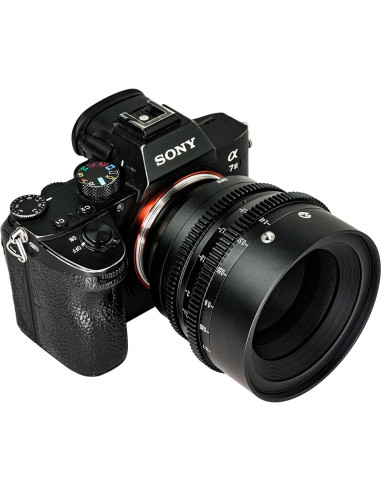Lente de Cine 50mm T2.0 7artisans Montura E Sony Enfoque Manual