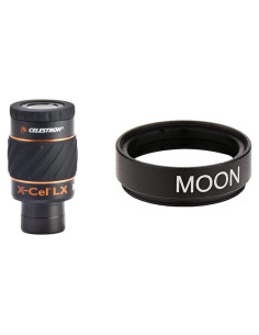 Ocular Celestron X-Cel LX 7 mm + Filtro Lunar 31.75 mm