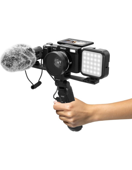 Cámara Digital Minolta MND60V 64 MP 4K para Vlogging Kit Cámara Digital Minolta MND60V 64 MP 4K para Vlogging Kit