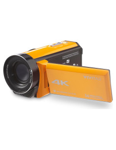 Cámara de Video 4K Vivitar DVR48K Amarillo, 13MP, Zoom 18x