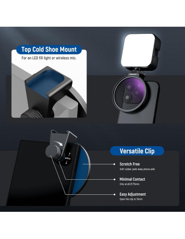 Filtro CPL 67mm NEEWER para Smartphone y DSLR - HD