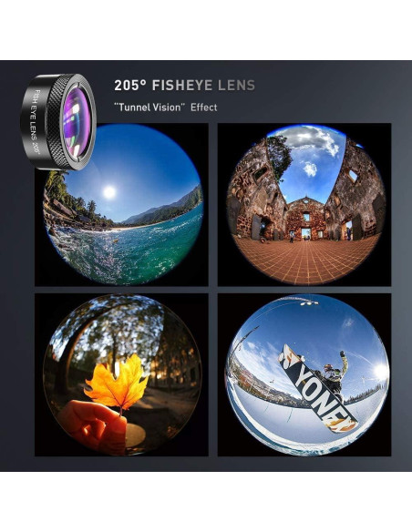 Kit de Lentes APEXEL 6 en 1 para Teléfono - Telefoto 22X