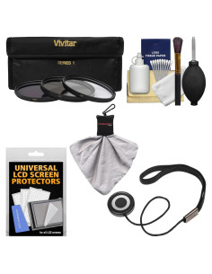 Kit Esencial para Lente Canon EF 100-400mm Vivitar con Filtros y Accesorios