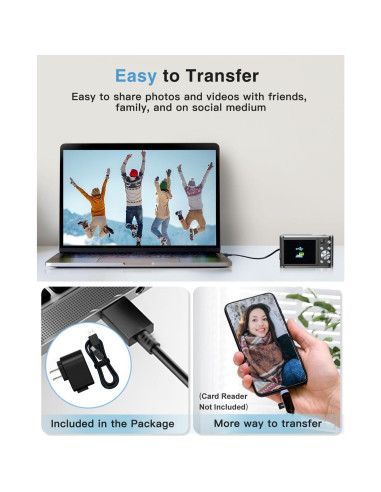 Cámara Digital 4K Aasonida DC306 48MP Autofocus Dual Lentes