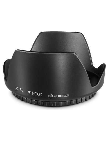 Parasol de Lente Altura Photo 58mm para Canon y Nikon