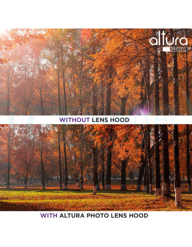 Parasol de Lente Altura Photo 58mm para Canon y Nikon