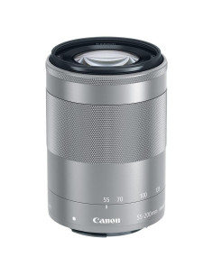 Lente Zoom Canon EF-M 55-200mm f/4.5-6.3 IS STM Plata