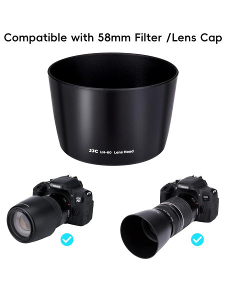 Sombreado de Lente Reversible Jinjiacheng para Canon EF 75-300mm