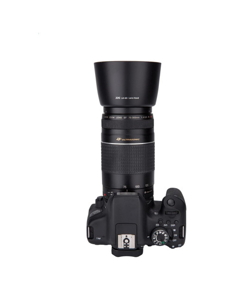 Sombreado de Lente Reversible Jinjiacheng para Canon EF 75-300mm