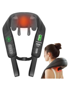 Masajeador de Cuello COMFIER CF-6811 Inalámbrico 4D con Calor