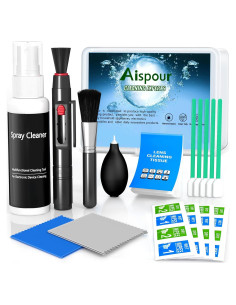 Kit de limpieza de lentes de cámara Aispour 10 en 1 - Accesorios