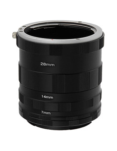 Juego de tubos de extensión Fotodiox para cámaras Sony A-Mount