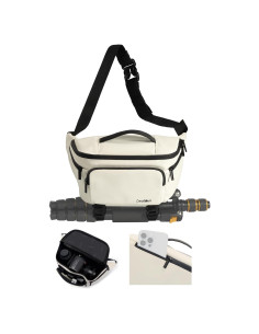 Bolsa de Cintura Impermeable Cwatcun para Cámara DSLR/Sin Espejo