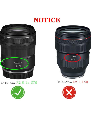 Cubierta de lente 67 mm Huipuxiang para Canon RF 100 mm y más