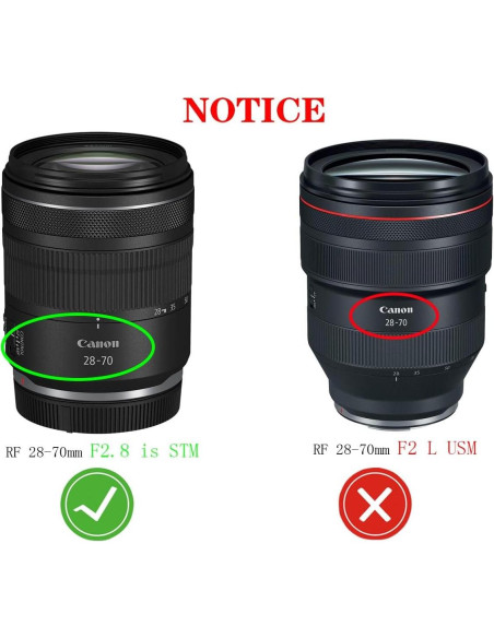 Cubierta de lente 67 mm Huipuxiang para Canon RF 100 mm y más