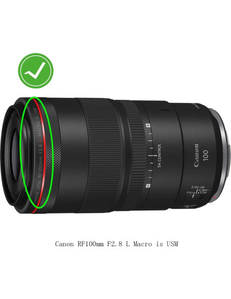 Cubierta de lente 67 mm Huipuxiang para Canon RF 100 mm y más