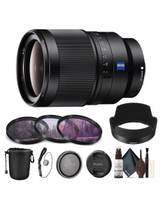 Lente Sony Distagon T FE 35mm f/1.4 ZA + Kit de Filtros y Accesorios