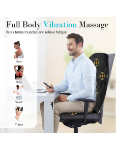 Masajeador de Espalda CuPiLo CP-2708 con Calor y 5 Modos 2