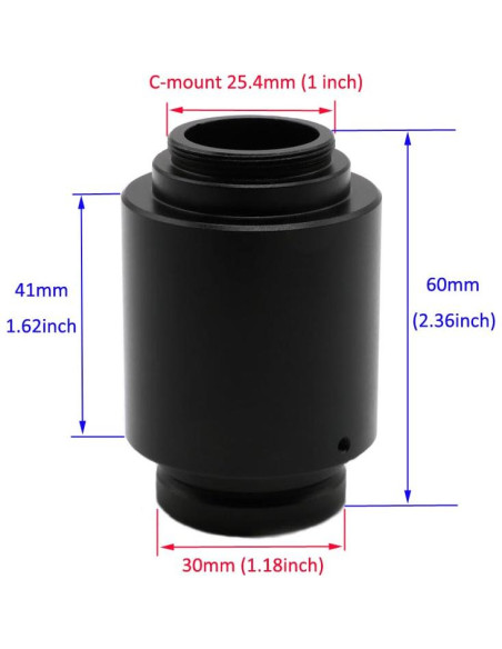 Adaptador C-Mount para Microscopio Zeiss 30mm - Microyn