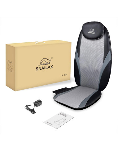 Cojín de Masaje Shiatsu Snailax con Calor y Vibración