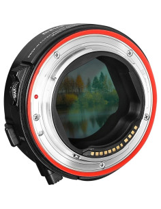Adaptador Meike MK-EFTR-C con Filtros VND y UV para Canon 2