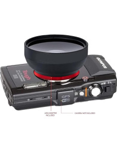 Lente Gran Angular 0.45x para Olympus TG-7, TG-6, TG-5, TG-4, TG-3, TG-2, TG-1 2
