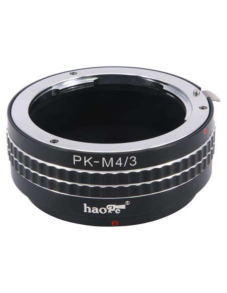 Adaptador de Lente Manual Haoge PK a Micro Cuatro Tercios MFT