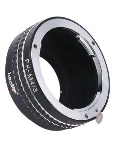 Adaptador de Lente Manual Haoge PK a Micro Cuatro Tercios MFT 2